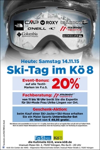 Ski-Tage im Kö8 am 13.+14.11.15